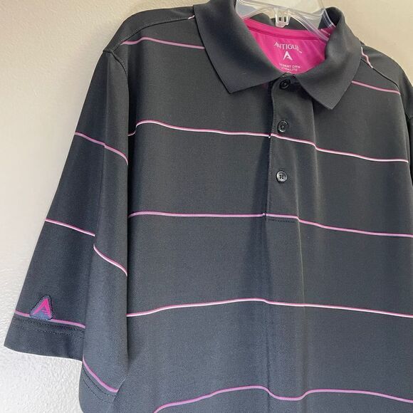 Antigua| Mens Large| Bear Lakes| Golf Polo| Xtralite| Moisture Wicking - Picture 3 of 12